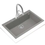 Chậu rửa bát đá TEKA FORSQUARE 72.40 TG GREY 1 hố