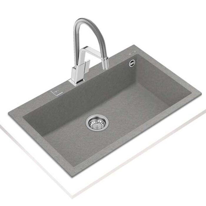 Chậu rửa bát đá TEKA FORSQUARE 72.40 TG GREY 1 hố