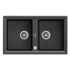 Chậu rửa bát đá TEKA STONE 90 B-TG 2B DARK GREY 2 hố (2)