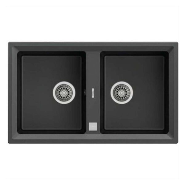 Chậu rửa bát đá TEKA STONE 90 B-TG 2B DARK GREY 2 hố (2)