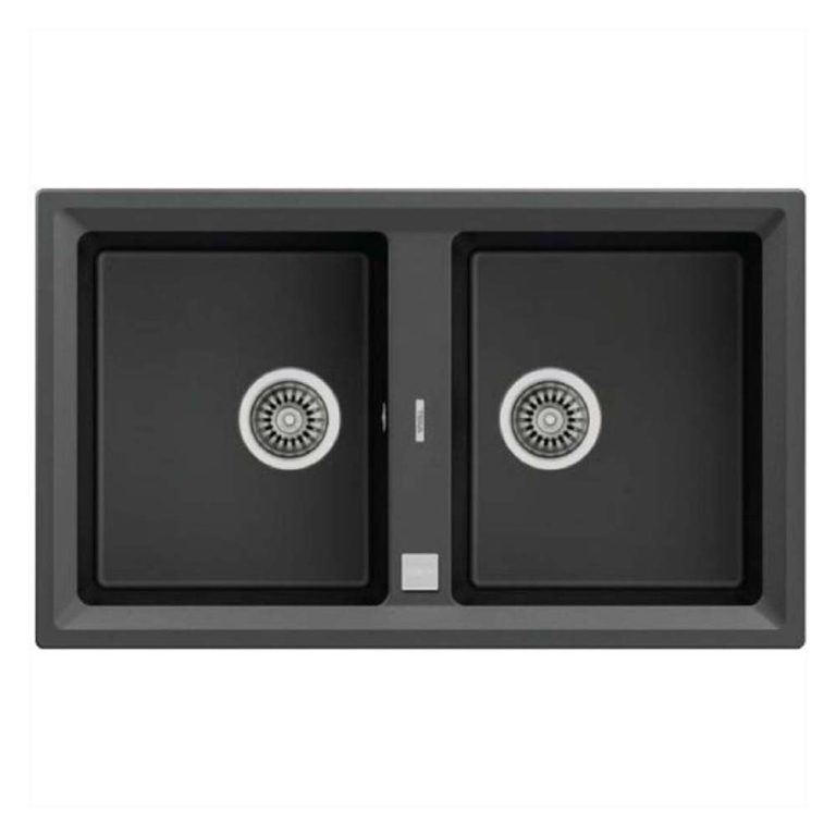 Chậu rửa bát đá TEKA STONE 90 B-TG 2B DARK GREY 2 hố (2)