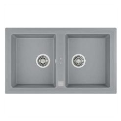 Chậu rửa bát đá TEKA STONE 90 B-TG 2B DARK GREY 2 hố (2)