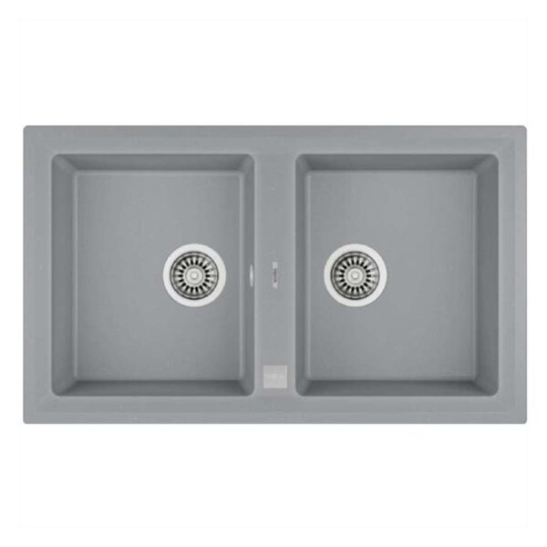 Chậu rửa bát đá TEKA STONE 90 B-TG 2B DARK GREY 2 hố (2)
