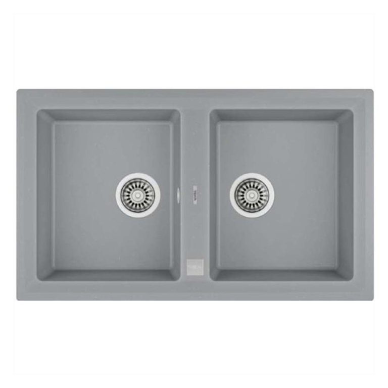 Chậu rửa bát đá TEKA STONE 90 B-TG 2B DARK GREY 2 hố (2)
