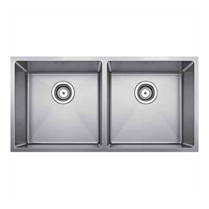 Chậu rửa bát inox BLANCO QUATRUS R15 400/400-IU âm bàn 2 hố