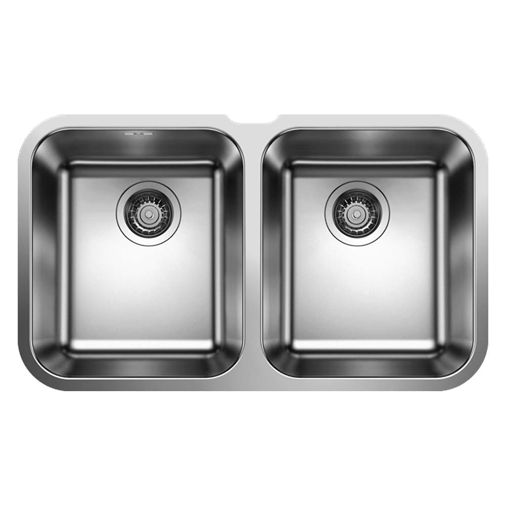 Chậu rửa bát inox BLANCO SUPRA 340/340-U âm bàn 2 hố