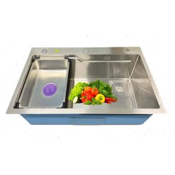 Chậu rửa bát inox FANDI FD-HM7846 dương bàn 1 hố