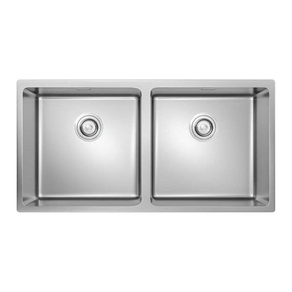 Chậu rửa bát inox KONOX CUBE 8744DU âm bàn 2 hố