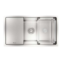 Chậu rửa bát inox KONOX KN8146SU DEKOR âm bàn 1 hố