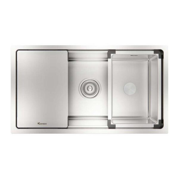 Chậu rửa bát inox KONOX KN8146SU DEKOR âm bàn 1 hố