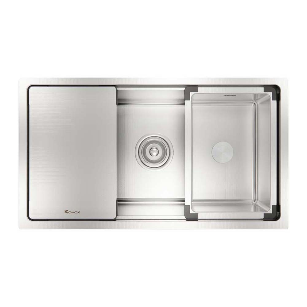 Chậu rửa bát inox KONOX KN8146SU DEKOR âm bàn 1 hố