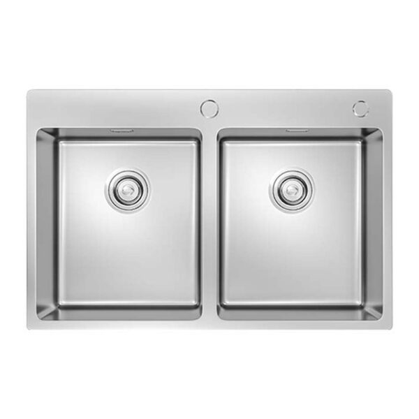 Chậu rửa bát inox KONOX UNICO 7650 dương bàn 2 hố