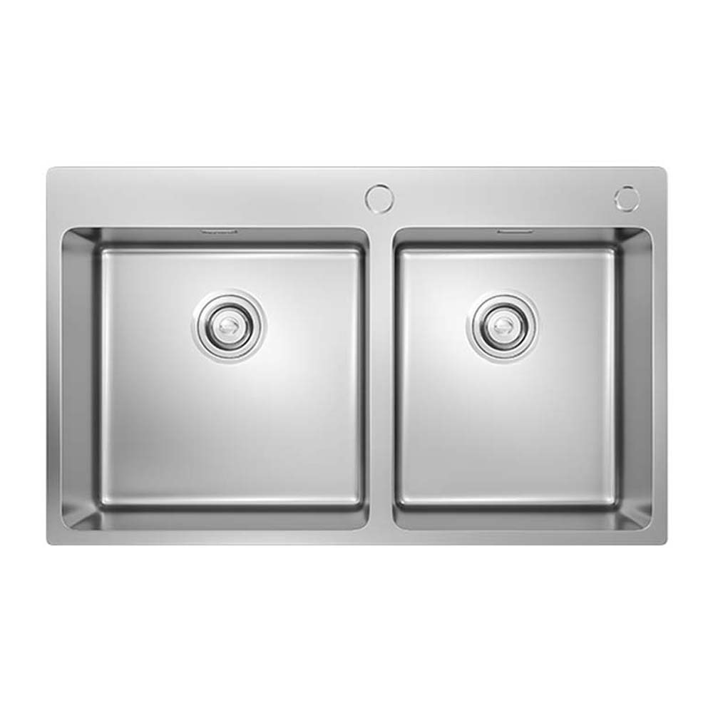 Chậu rửa bát inox KONOX UNICO 8250 dương bàn 2 hố