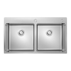 Chậu rửa bát inox KONOX UNICO 8850 dương bàn 2 hố (1)