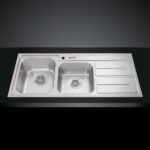 Chậu rửa bát inox MALLOCA MS 1027R NEW dương bàn 2 hố 1 bàn (1)