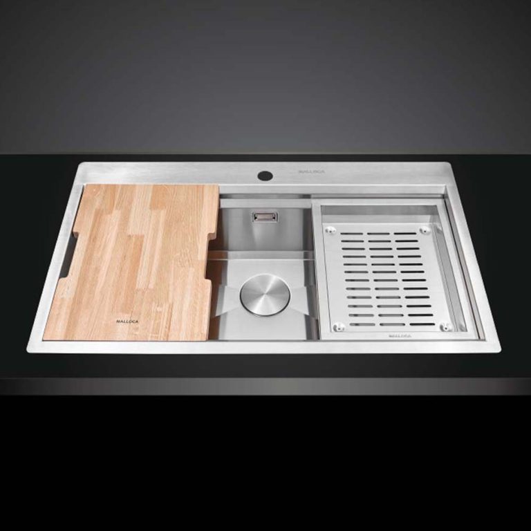 Chậu rửa bát inox MALLOCA SLIDE MS 861 dương bàn 1 hố (1)