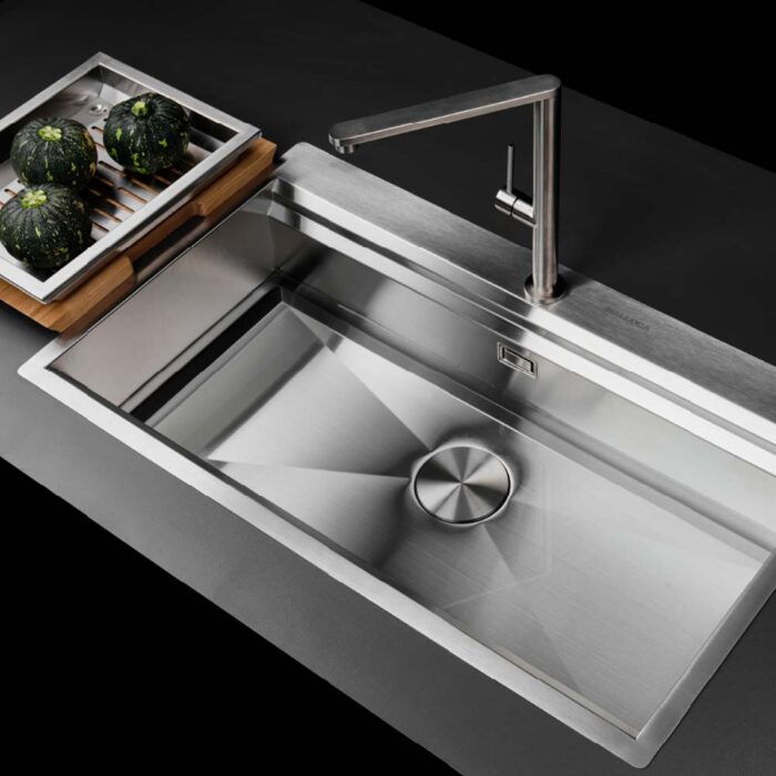 Chậu rửa bát inox MALLOCA SLIDE MS 861 dương bàn 1 hố (1)