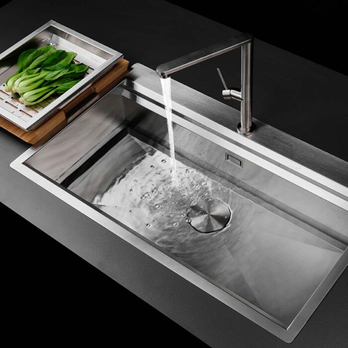 Chậu rửa bát inox MALLOCA SLIDE MS 861 dương bàn 1 hố (1)