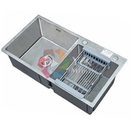 Chậu rửa bát inox ROSLERER RL04-909 dương bàn 2 hố