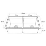 Chậu rửa bát inox ROSLERER RL04-090 INOX dương bàn 2 hố (2)