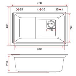 Chậu rửa bát inox SEVILLA SV-7546N1 1 hố dương bàn (1)