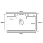 Chậu rửa bát inox SEVILLA SV-7848 1 hố dương bàn (1)