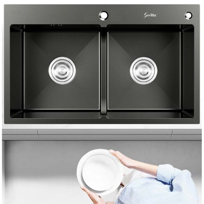 Chậu rửa bát inox SEVILLA SV-8245N1 2 hố dương bàn (1)