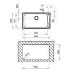 Chậu rửa bát inox TEKA BAHIA 1B PLUS 1 hố (1)