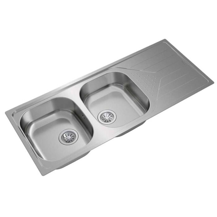 Chậu rửa bát inox TEKA UNIVERSE 80 T-XP 2B 1D 2 hố 1 bàn (9)