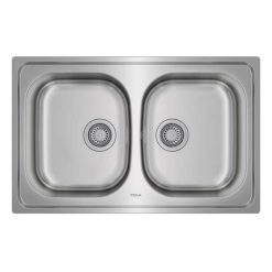 Chậu rửa bát inox TEKA UNIVERSE 80 T-XP 2B 2 hố