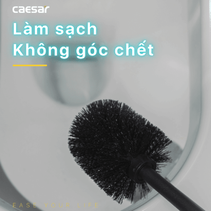 Chổi cọ phòng vệ sinh CAESAR Q6308B đen - Ảnh 6