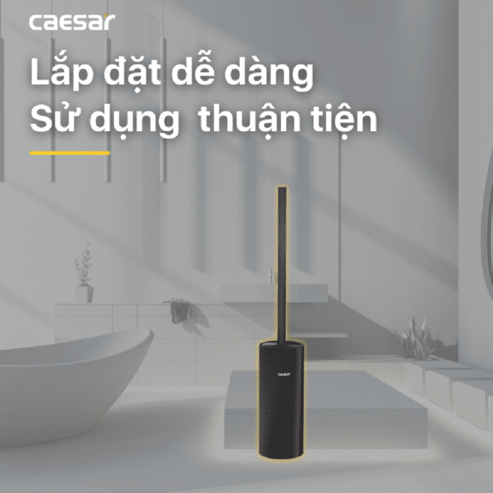 Chổi cọ phòng vệ sinh CAESAR Q6308B đen - Ảnh 5