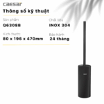 Chổi cọ phòng vệ sinh CAESAR Q6308B đen - Ảnh 3