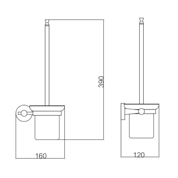 Chổi cọ phòng vệ sinh D&K DK802506