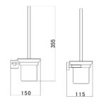 Chổi cọ phòng vệ sinh D&K DK803506