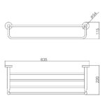 Giá treo khăn D&K DK8025K11