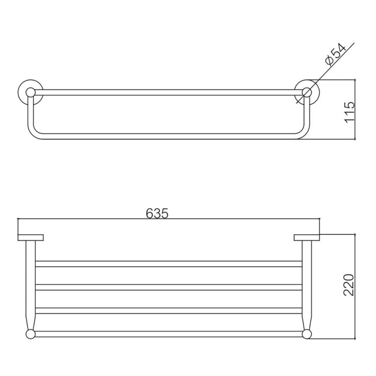 Giá treo khăn D&K DK8025K11