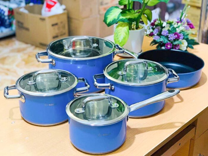 Bộ nồi ARBER AN05SMNB 5 món - Ảnh 6