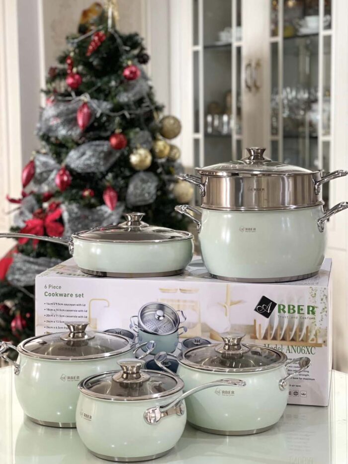 Bộ nồi ARBER AN06XC 6 món - Ảnh 2