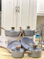 Bộ nồi ARBER Aluminium ALU03X 6 món - Ảnh 2