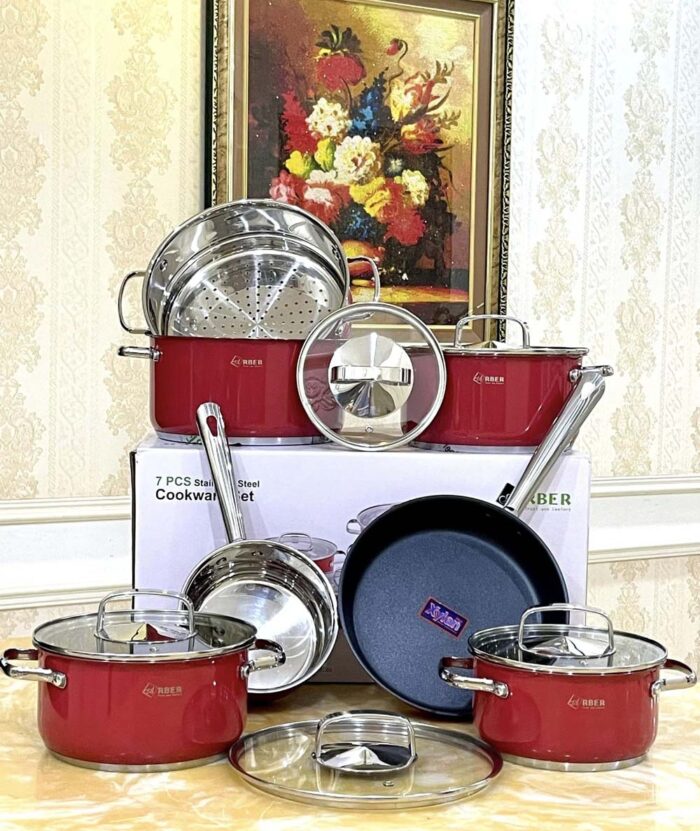 Bộ nồi ARBER GARNET 7 món - Ảnh 2