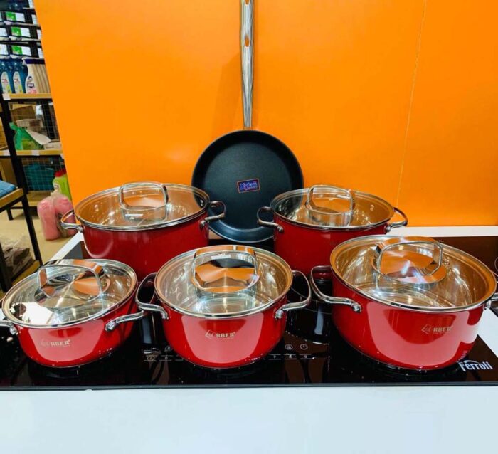 Bộ nồi ARBER CARDINAL 6 món - Ảnh 2