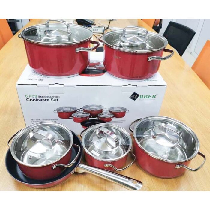 Bộ nồi ARBER CARDINAL 6 món - Ảnh 4