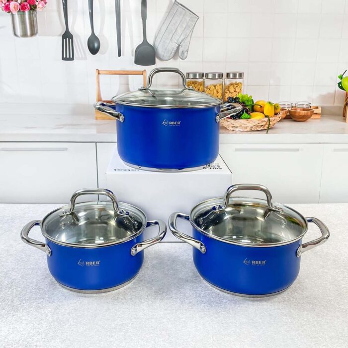 Bộ nồi ARBER NAVY BLUE 5 món - Ảnh 7