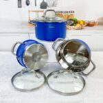 Bộ nồi ARBER NAVY BLUE 5 món - Ảnh 6