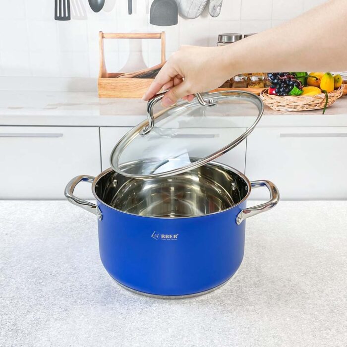 Bộ nồi ARBER NAVY BLUE 5 món - Ảnh 3