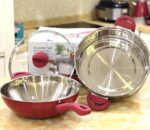 Chảo ARBER CH30MD có xửng hấp - Ảnh 4