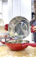 Chảo ARBER CH30MD có xửng hấp - Ảnh 3