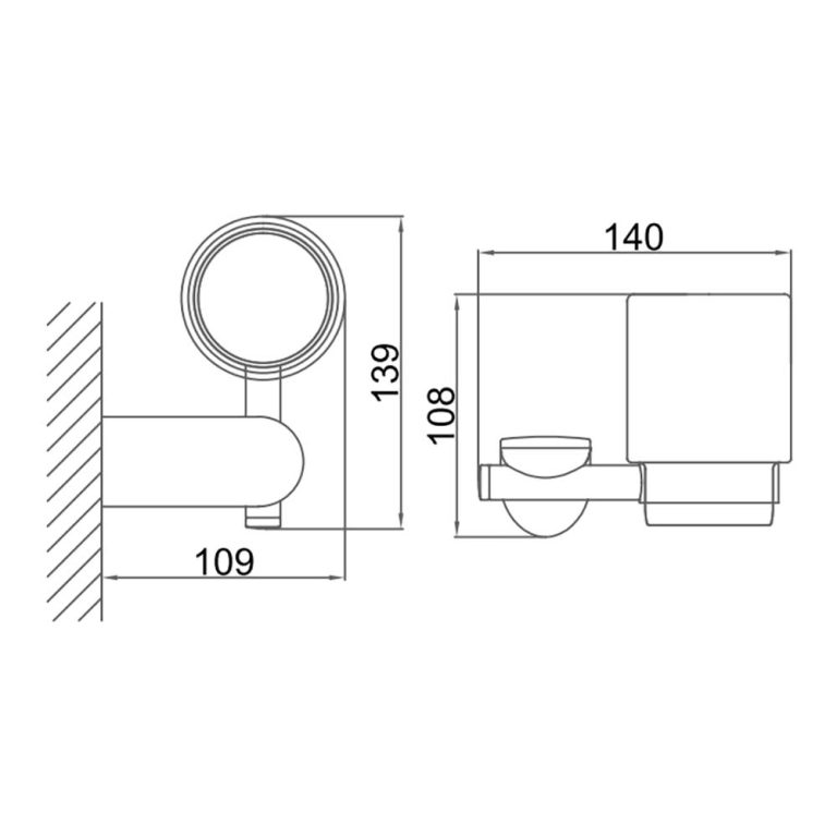 Kệ bàn chải đánh răng D&K DK800607D