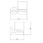 Kệ bàn chải đánh răng D&K DK802502 (1)